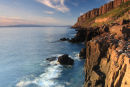 06-0358 Dawn Light on the Cliffs Near Staffin Bay Isle of Skye Scotland